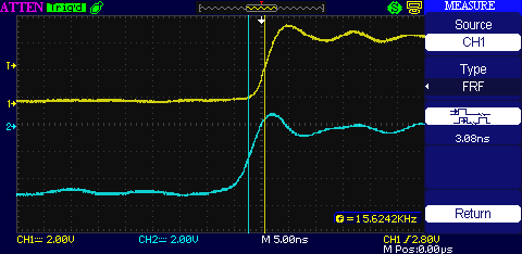 Atten ADS1102CML propagation delay measurement