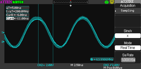 Atten ADS1102CML realtime noise measurement